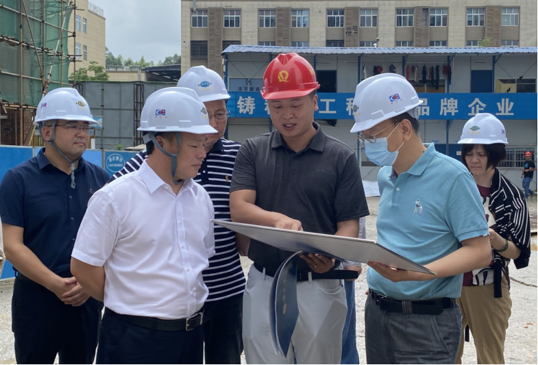 易继红调研公司岳阳恒大保交楼项目