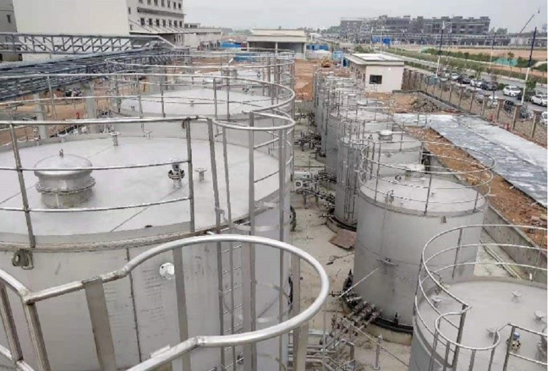 华南分公司江门东洋油墨项目进入决战冲刺阶段