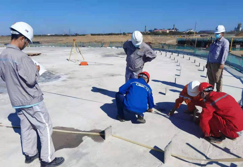 西部分公司哈密巨融液化天然气储罐基础项目完工