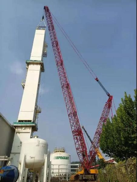 华东分公司普莱克斯（合肥）搬迁  项目冷箱吊装就位