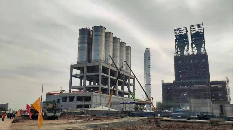 华北分公司料仓项目掀起“大干九十天”施工热潮