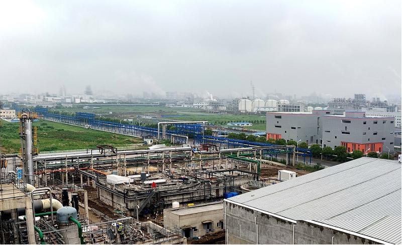 中南分公司承建的健坤化学高甲基丙烯酸系列酯一体化项目中交