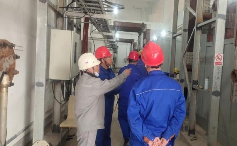 华北分公司天津渤化烧碱项目整流变压器调试完成