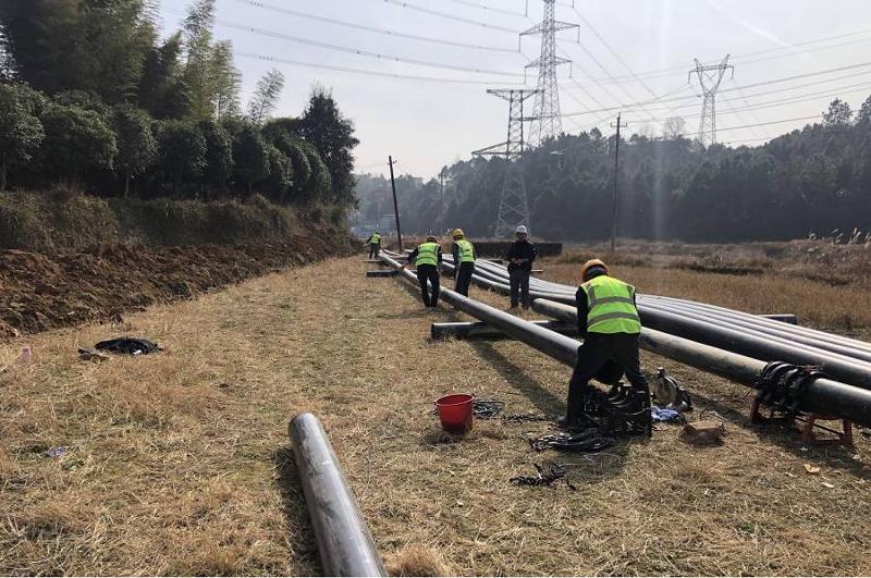 把民生难题变成幸福清单 ——建筑工程分公司西塘镇供水应急工程项目跑步进场施工
