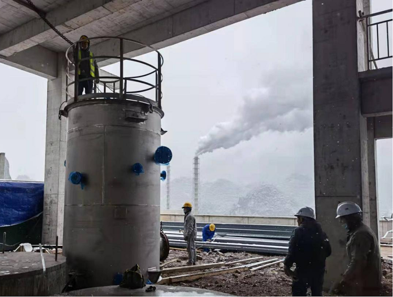 华南公司贵州开磷PPA项目雪天施工保节点