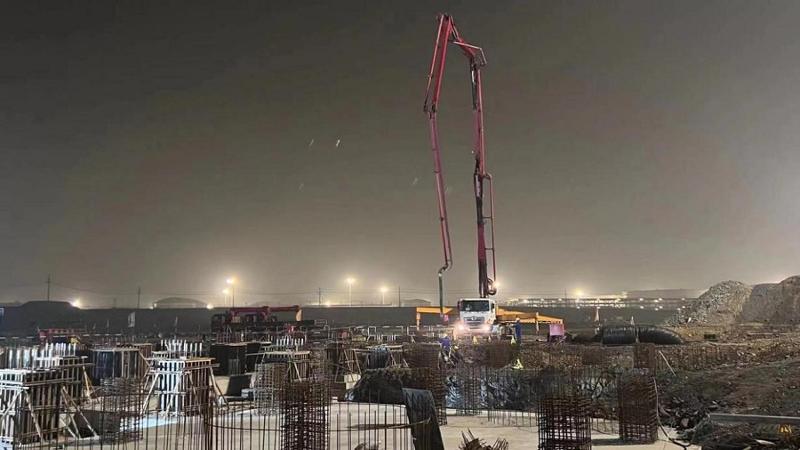 东北公司大连恒力新材料项目快马加鞭抢生产