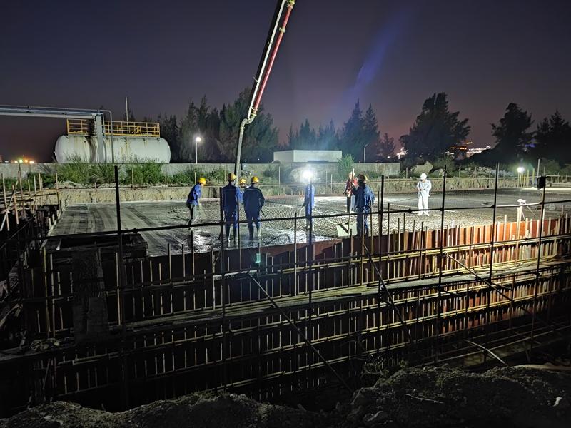 中南公司珠海南迳湾罐组扩建项目主体完工