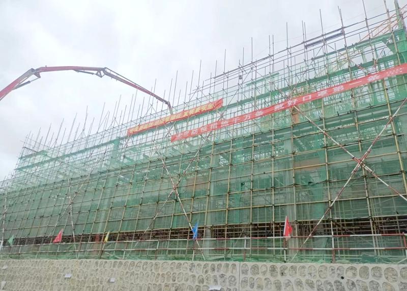 华南公司贵阳开磷化肥湿法净化磷酸项目主体结构封顶