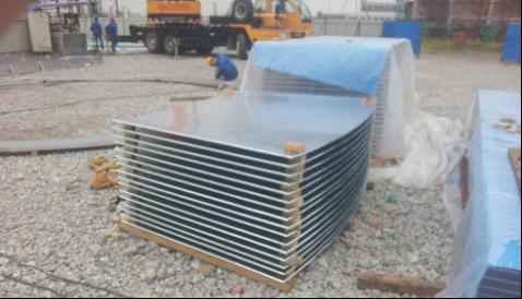 华北分公司承建的南通SKC铝料仓项目开工