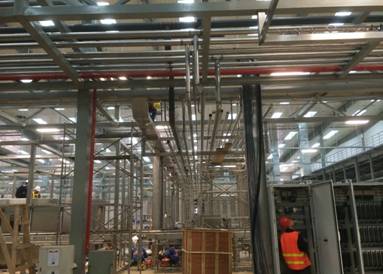 安装制造分公司承建的英博百威啤酒（南宁）项目投料成功