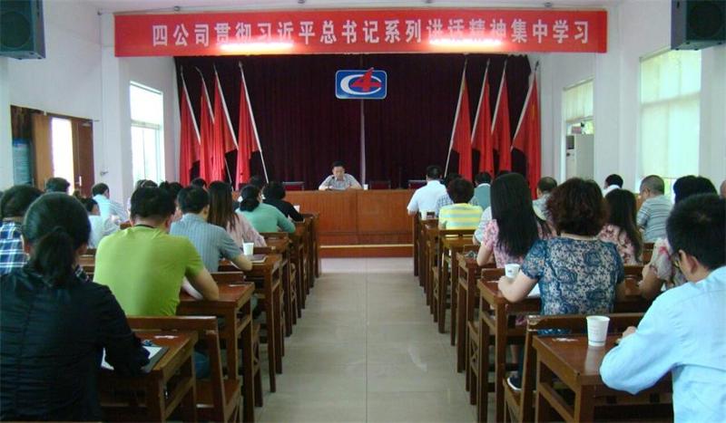 公司组织贯彻习近平总书记系列讲话精神集中学习
