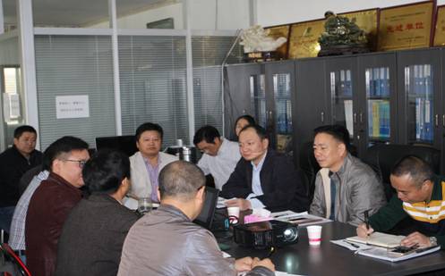 刘德辉率公司调研组到西北分公司检查指导工作