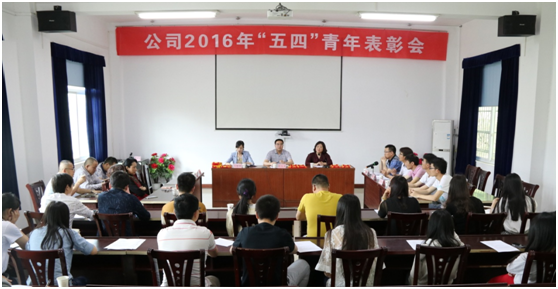公司召开2016年“五四”青年表彰会