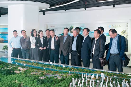 刘德辉带队泛华集团考察湖南湘江新区
