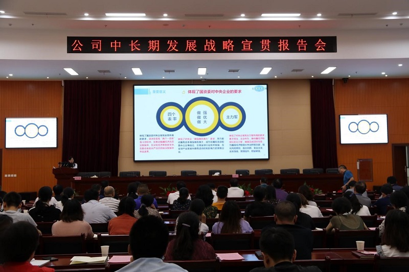 公司举办“中长期发展战略、精细化管理和合规管理”宣贯 首场报告会