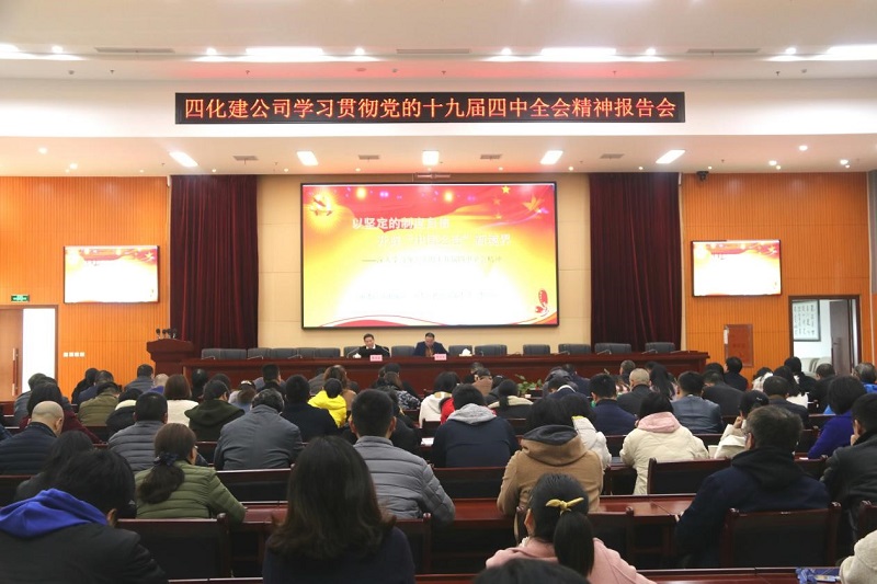 公司党委召开视频会议学习贯彻党的十九届四中全会精神