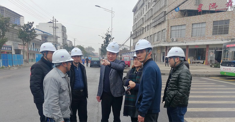 周鸿到君山中心城区污水处理厂改扩建PPP项目检查工作