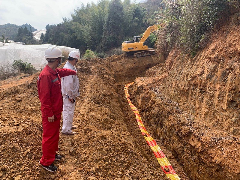 华北分公司江西天然气管网项目全线复工受业主表扬