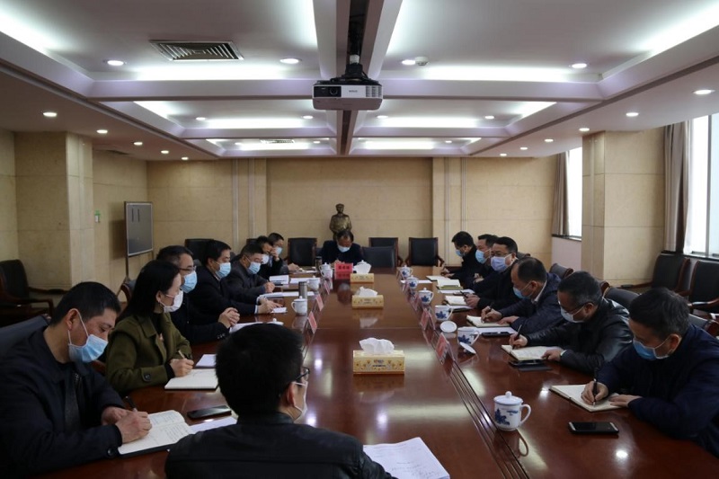 胡流芳一行拜访岳阳经开区工委书记文春方