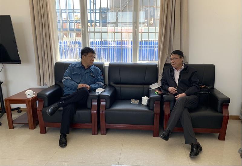 胡流芳会见天津渤化化工发展有限公司总经理张晔辉