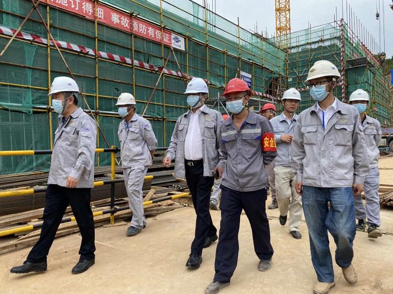 胡流芳到瀚蓝（南平）项目检查指导安全生产工作