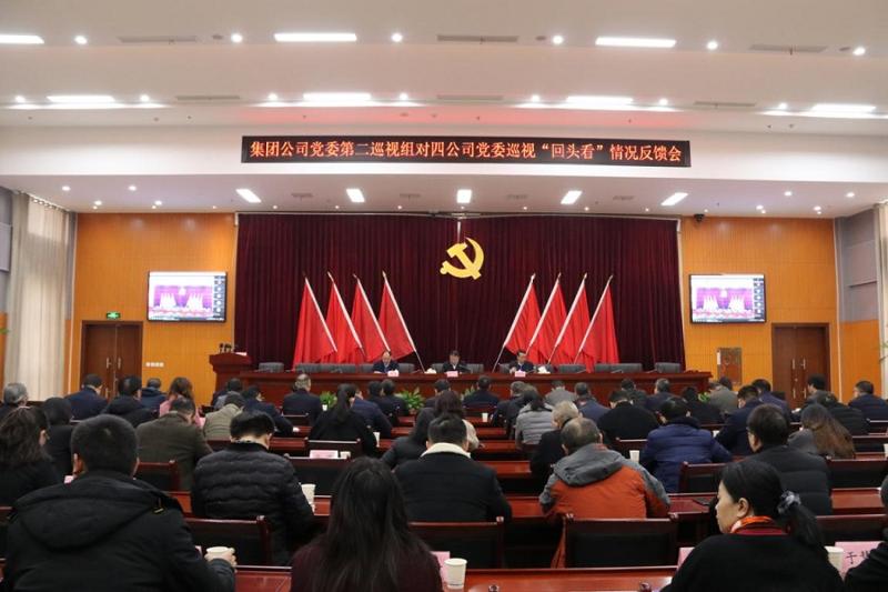集团公司党委第二巡视组向四公司党委反馈巡视情况