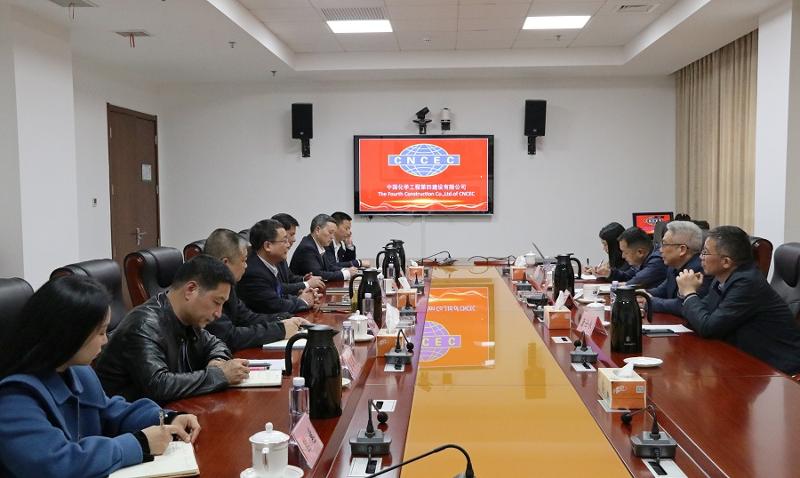 胡流芳会见广州中安电工高新科技总裁吴一才