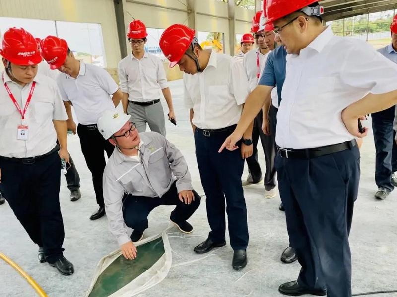 徐新楚调度建筑工程分公司正威（汨罗）项目建设