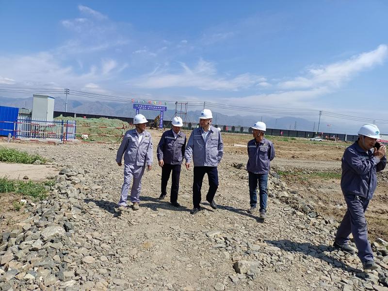周鸿到西部分公司内蒙古新特项目检查指导工作