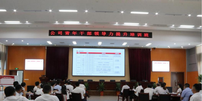 公司举办2021年青年干部领导力提升培训班