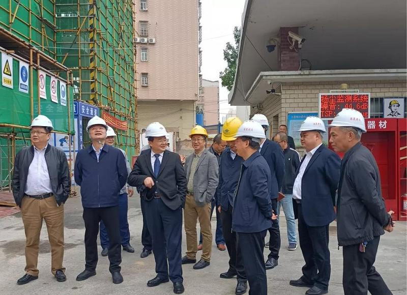 游志坚一行到王家河小学改扩项目调研