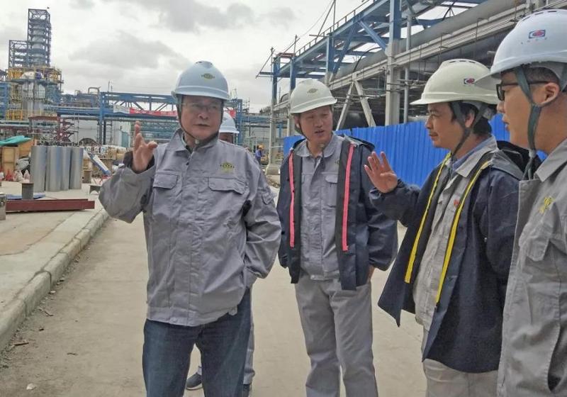 胡流芳到中南分公司宁波项目督导工作