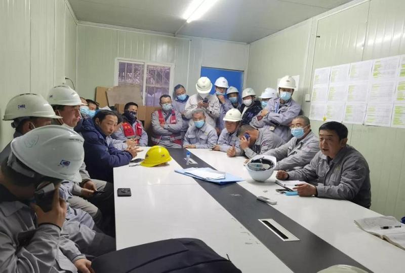陈岳刚现场督战中南分公司宁波项目防疫工作