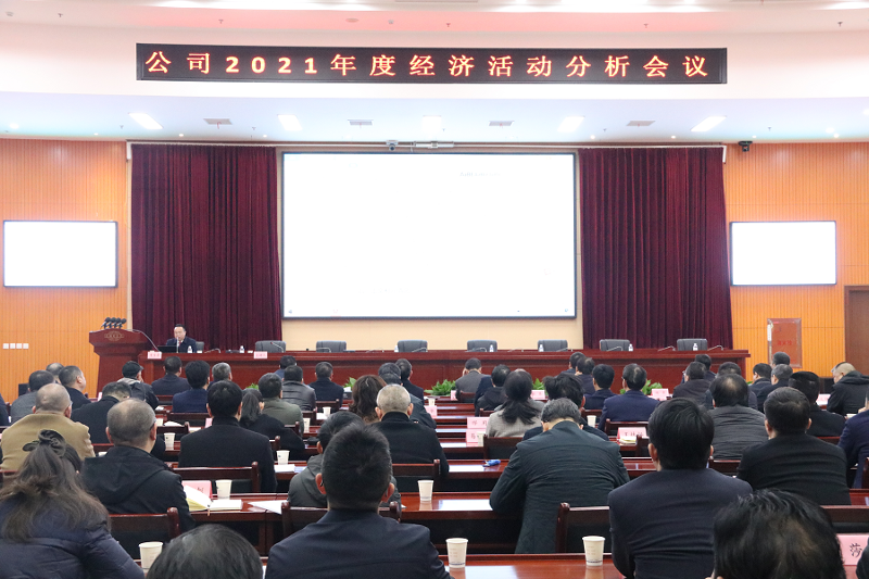 公司召开2021年度经济活动分析会议