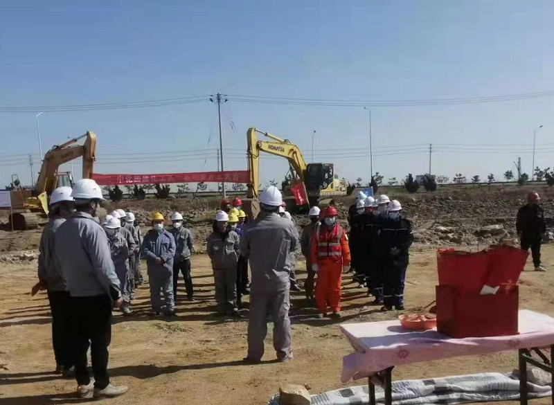 中化劳务裕龙石化炼化一体化项目化工区一级地管开工