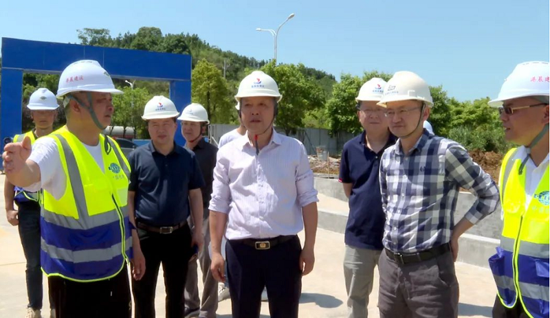 李建华到岳阳自贸片区EOD数字经济产业综合体建设项目调研