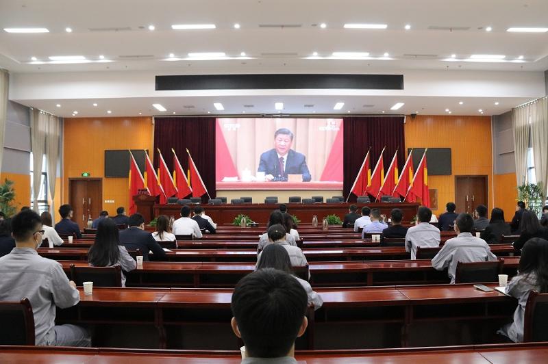 公司各级团组织收看庆祝中国共产主义青年团成立100周年大会直播