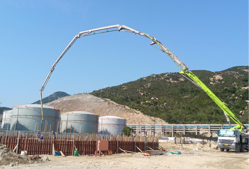 中南公司珠海项目储罐环墙基础完成浇筑