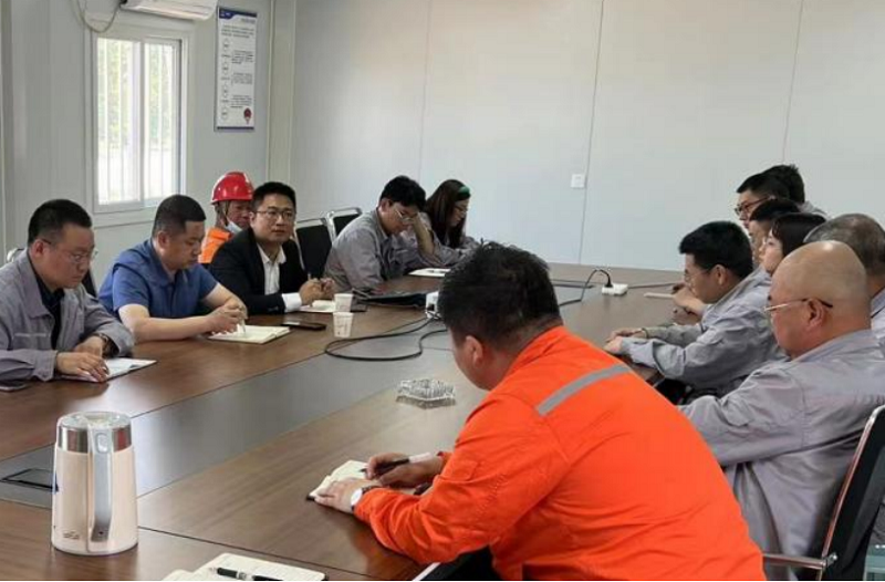 张勇带班检查华北公司日照旭科新材料、东营原油储备项目