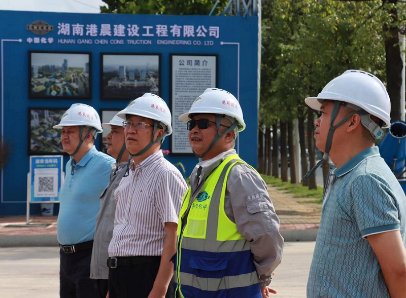 公司外部董事到岳阳自贸片区EOD建设项目部调研