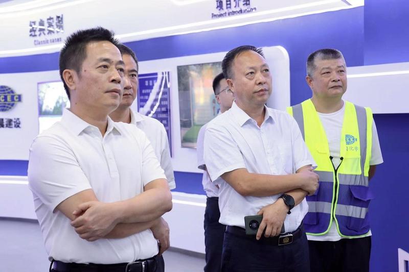 汪涛再次到港晨公司EOD建设项目调研