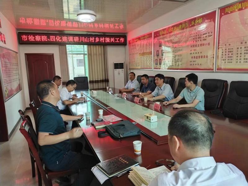 张勇到汩罗市川山坪镇川山村调研乡村振兴工作