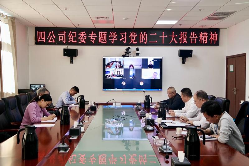 公司纪委召开专题会议学习党的二十大精神