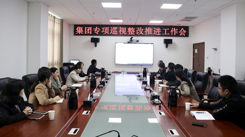 公司党委召开集团专项巡视整改工作推进会