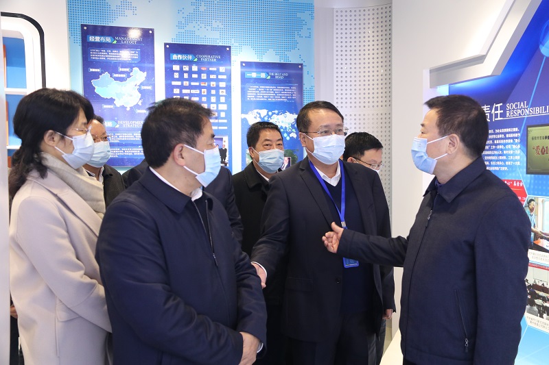 陈飞到公司调研指导工作