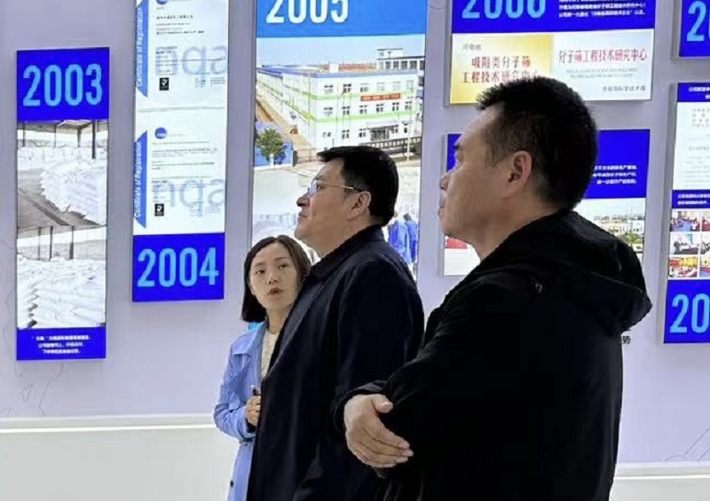 赵亮拜访洛阳建龙微纳新材料公司董事长李建波