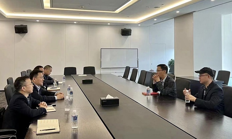 赵亮拜访中伟新材料公司工程部总经理袁文生