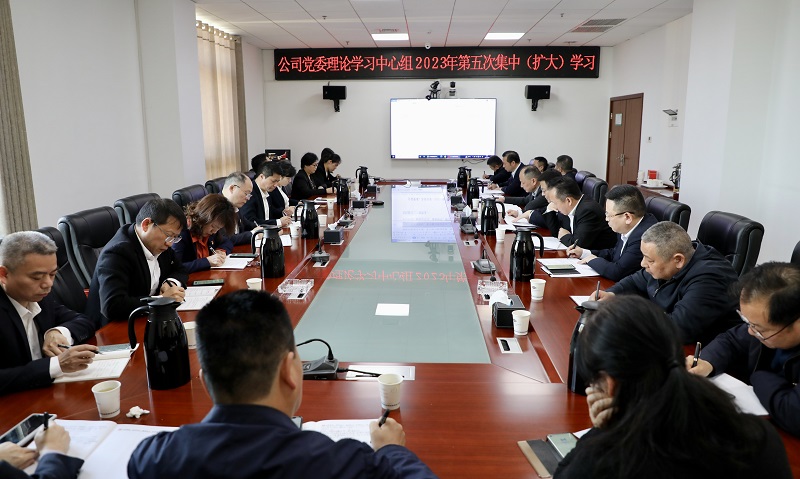 公司党委举行理论学习中心组2023年第五次集中（扩大）学习
