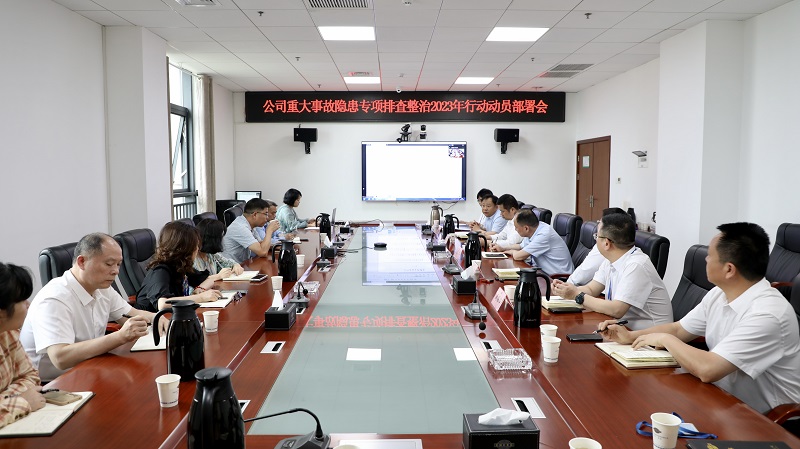 公司召开重大事故隐患专项排查整治行动动员部署会