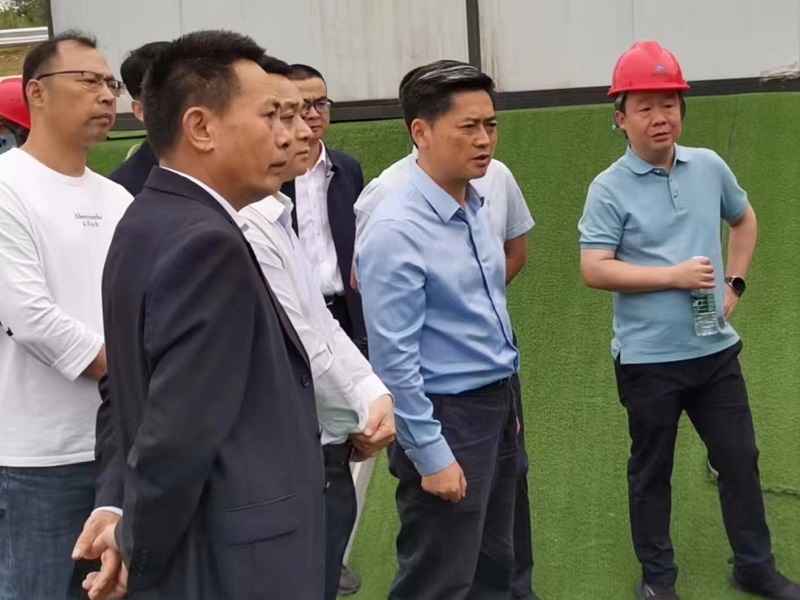 赵岳平到市政公司黄茆山生态修复绿色发展示范工程调研